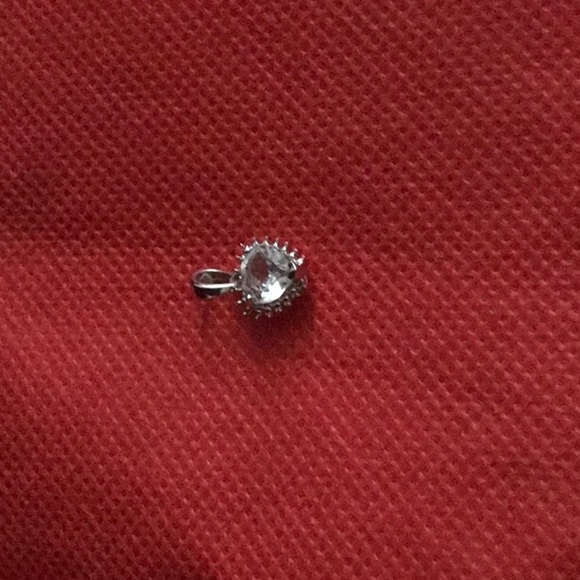 1.00 CT WHITE TOPAZ & DIAMOND - Picture 2 of 3